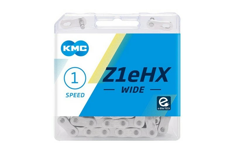 KMC Kæde 1/2x 1/8 Wide Silver 112LED (E-BIKE) 3 KMC Kæde 1/2x 1/8 Wide Silver 112LED (E-BIKE)