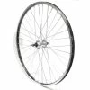 BIKEPARTNER Baghjul 26" Sort Skruekrans Med Quick Release -Shimano Salg H26 360